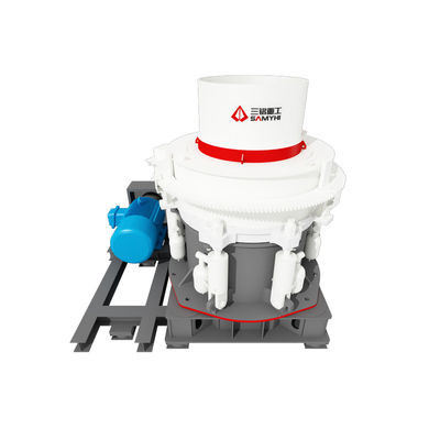 মাল্টি সিলিন্ডার হাইড্রোলিক শঙ্কু ক্রাশার 255-490t/H লেমিনেটেড ক্রাশিং গহ্বর সহ