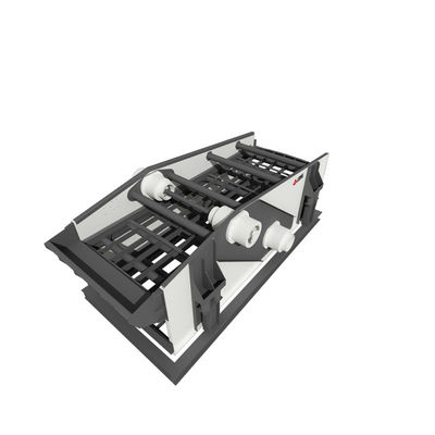 120-600 টন/ঘন্টা ধারণক্ষমতা স্থল নির্মাণ সহ অনুভূমিক কম্পন পর্দা